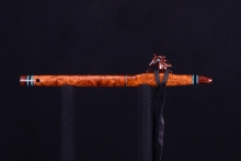 Honduran Rosewood Root Burl Native American Flute, Minor, Mid A-4, #H31F